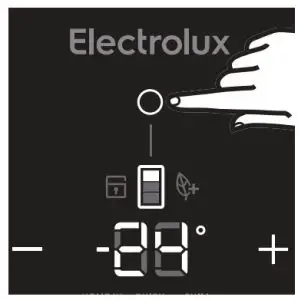 compartment to set temperature