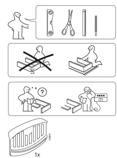 IKEA 594.168.70 BJÖRKSTA Picture with Frame fig1