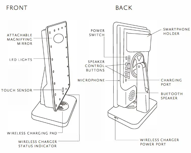 Dgl Group RSS JS ELMV WHT LED Vanity Mirror - 0 PE RATION G U I DE