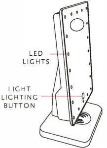 Dgl Group RSS JS ELMV WHT LED Vanity Mirror - LED LIGHTING CONTROL