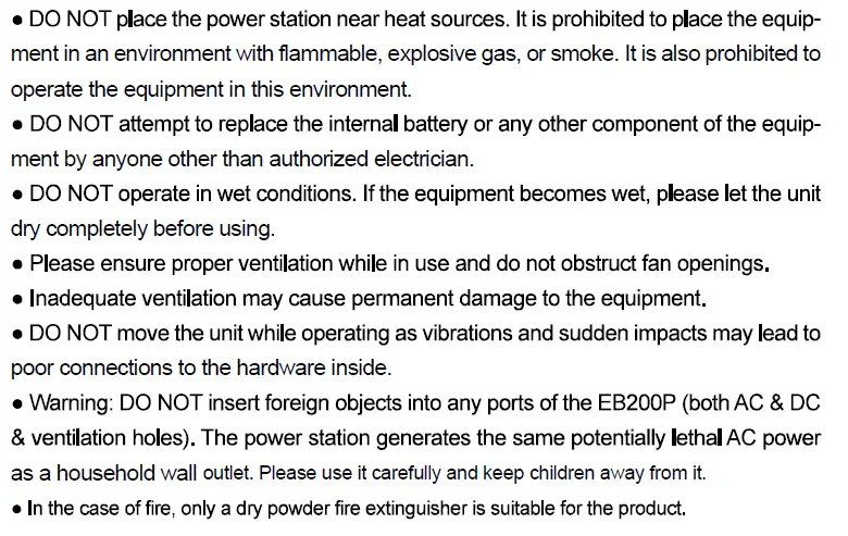 BLUETTI EB200P Portable Power Station FIG 21BLUETTI EB200P Portable Power Station FIG 21