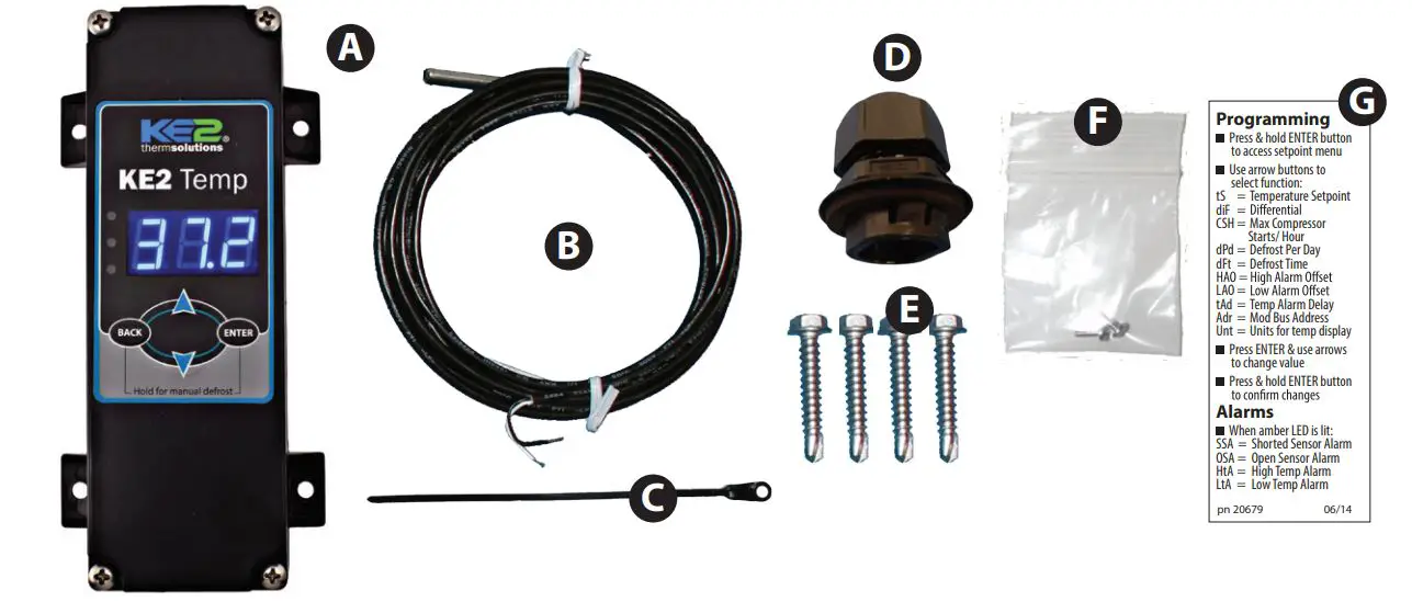 KE2 PN 20611 Temp Air Defrost Conense FIG1