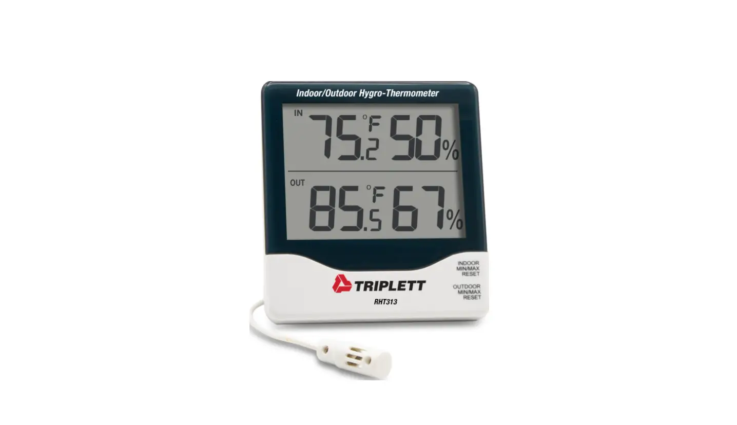Triplett Rht313 Indoor And Outdoor Hygro-thermometer With Remote Probe User Manual