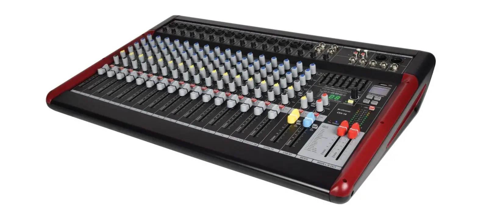 Citronic Csx-18 Mixing Console With 18 Channel User Manual Citronic Csx-18 Mixing Console With 18 Channel User Manual