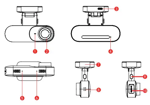 DDPAI N3 Dash Cam User - PRODUCT OVERVIEW