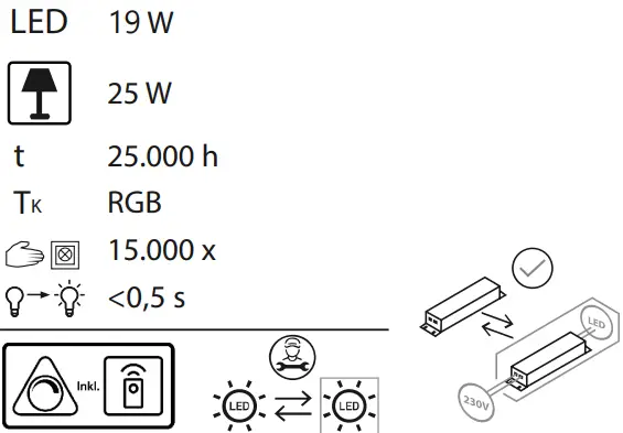 LeuchtenDirekt 992520 Teania LED Strip-fig3