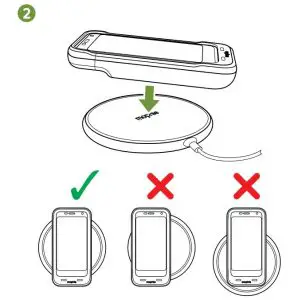 FIG 4 Charging your juice pack case (wireless)