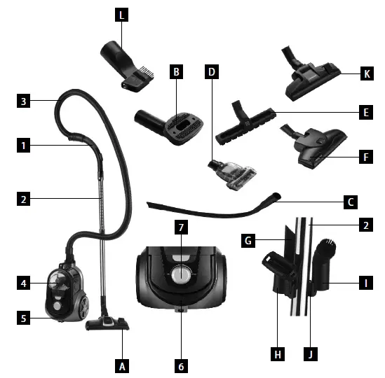 concept VP524x Floor Vacuum Cleaner 01