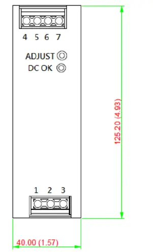 MOXA NDR-240 Series Power Supply 1