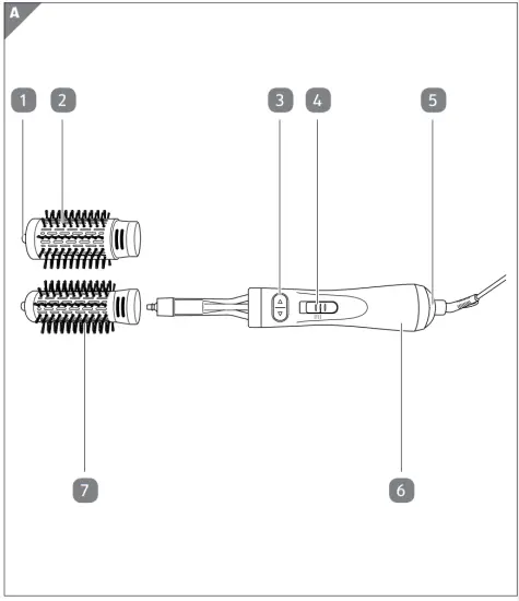 ViSAGE CT 521 Hair Volume Styler 220v - fig1