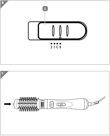 ViSAGE CT 521 Hair Volume Styler 220v - fig2