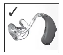 mould should point away