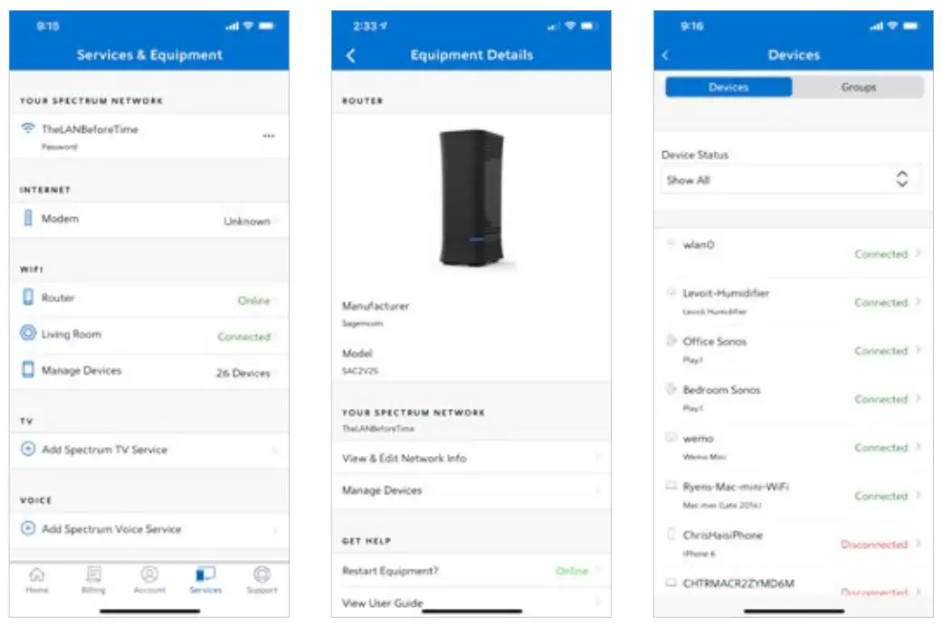 Spectrum TR4400 AC Wireless WiFi Router - Advanced Home WiFi Features