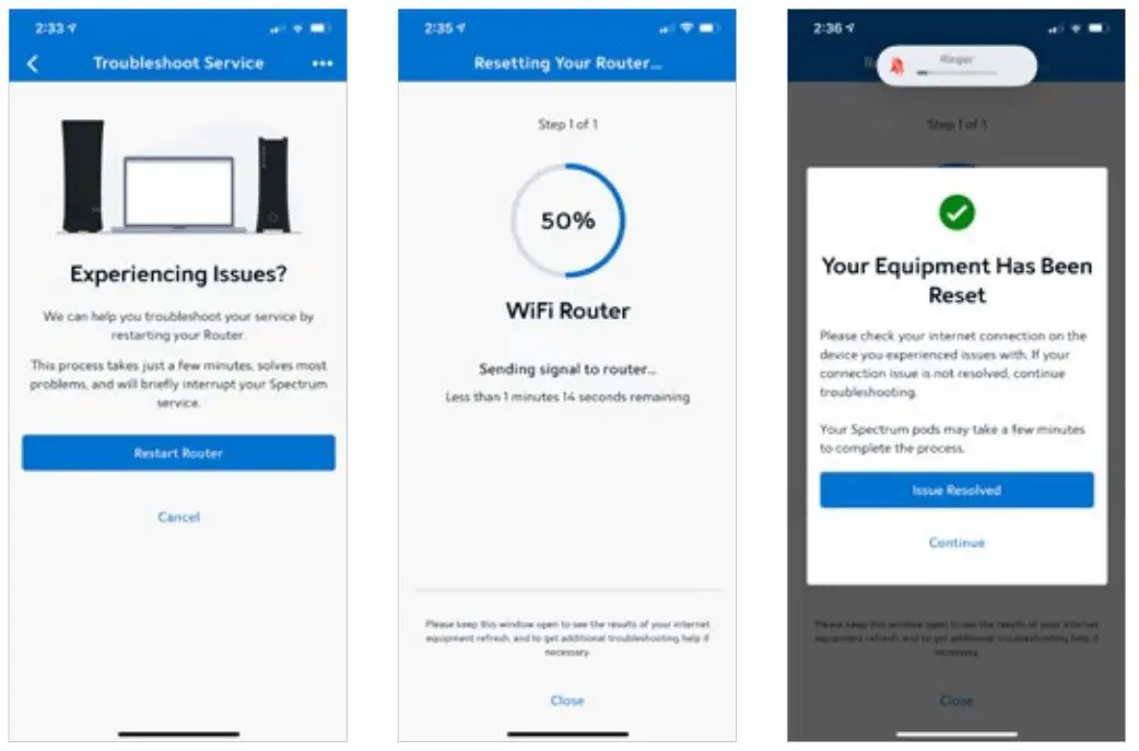 Spectrum TR4400 AC Wireless WiFi Router - Troubleshooting Your Internet Service