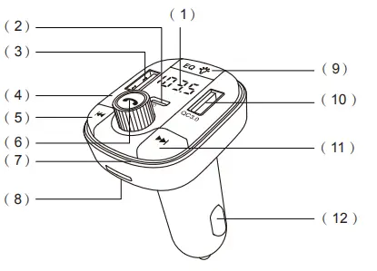 Dongguan-Jieshengda-Intelligent-Technology-Car-wireless-FM-Transmitter-PRO