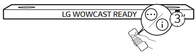 LG WTP3 Wowcast Wideband Audio On Wireless - WOWCAST manually