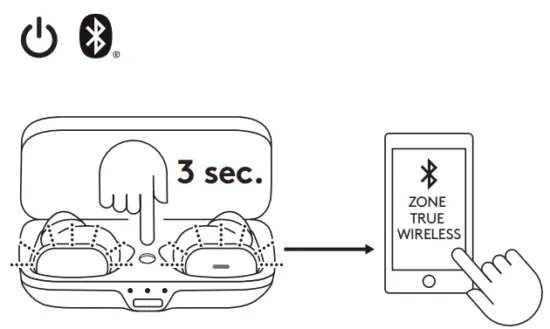logitech Elite 85T Zone True Wireless - PAIR