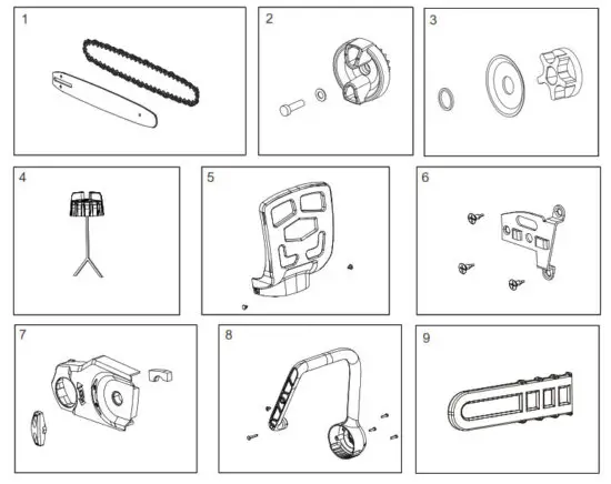 greenworks CSF301 Chainsaw - VIEW