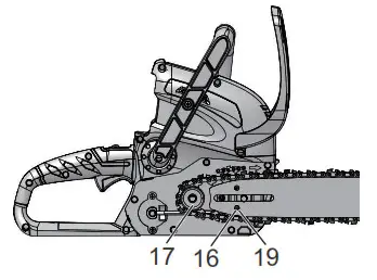 greenworks CSF301 Chainsaw - bolt