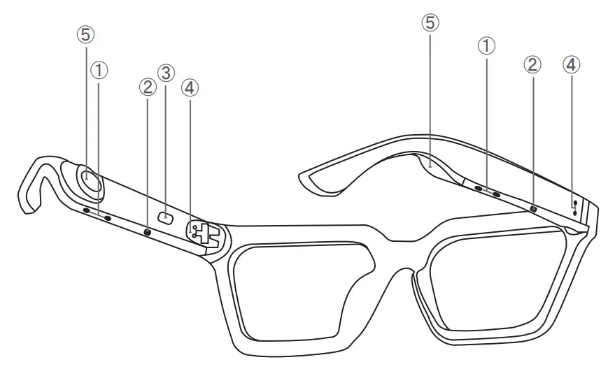 Shenzhen Shi Outuoyi Maoyiyouxiangongsi RK Bone Conduction Glasses - fig