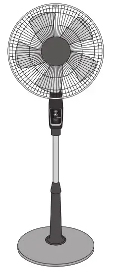 Rowenta VU564x 52 8 Inch Turbo Silence Extreme Standing Fan - cover