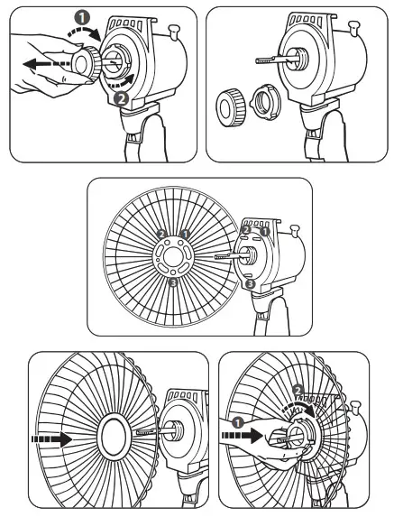 Rowenta VU564x 52 8 Inch Turbo Silence Extreme Standing Fan - overview 3