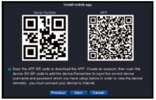 Hiseeu Floodlight 5MP PoE Security Camera System - QR Code