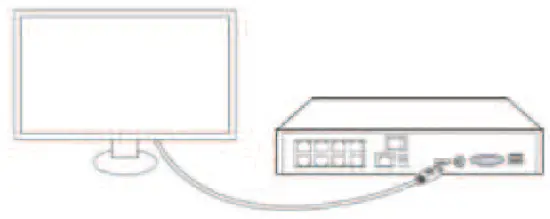 Hiseeu Floodlight 5MP PoE Security Camera System - monitor