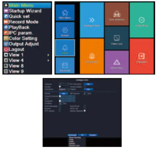 Hiseeu Floodlight 5MP PoE Security Camera System - navigates