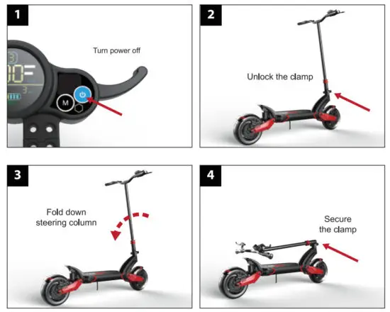 Turbowheel Lightning S11 Electric Scooter - Folding