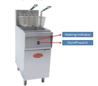 AVANTCO 177EF40B Electric Floor Fryers FIG 3