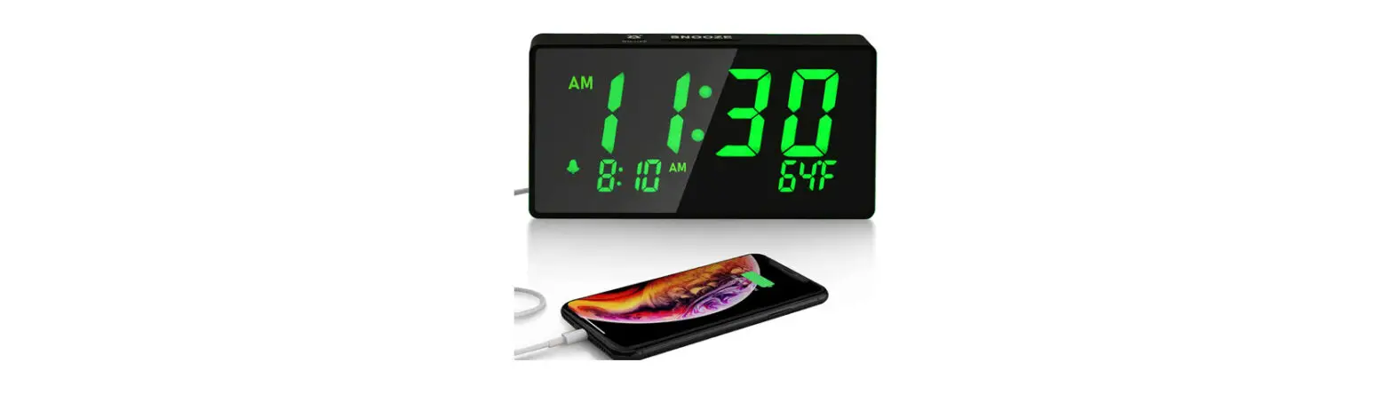 Bol Media Digital Alarm Clock With Usb Port Instruction Manual