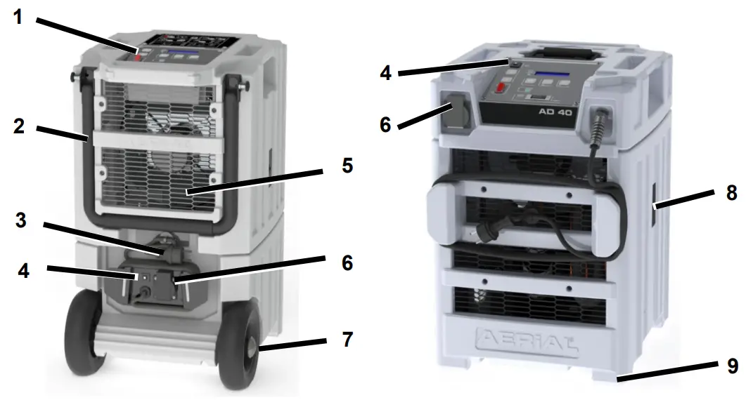 AERIAL AD 740 Dehumidifier - 1