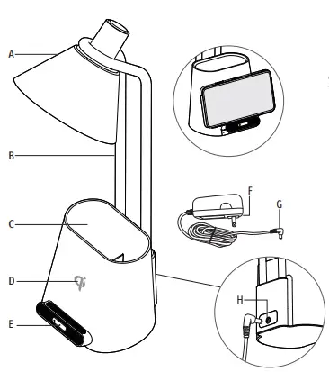 Sheffield LABS W22Q10 LED Table Lamp-fig2