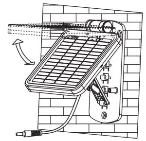 FIG 4 Mounting the Solar Panel