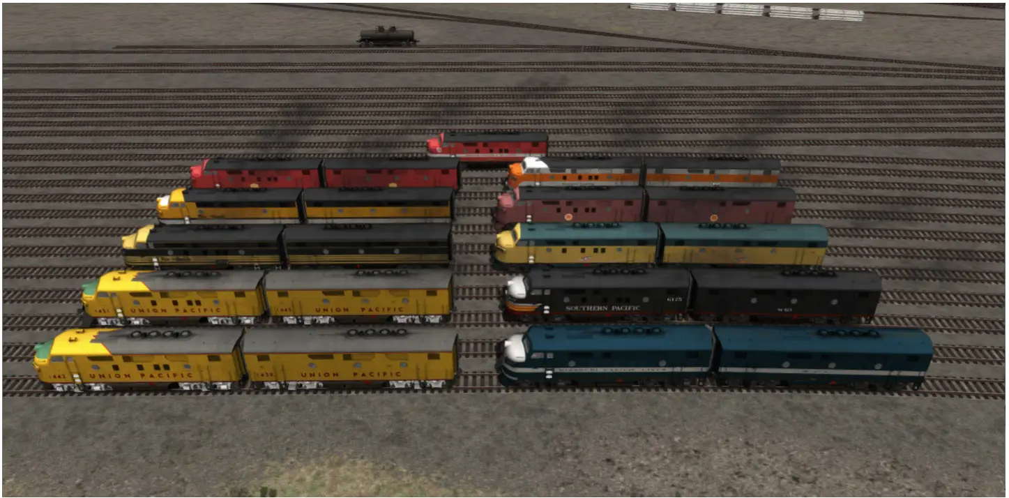 UNION PACIFIC EMD F3 Train Simulator 2022 - setting 9