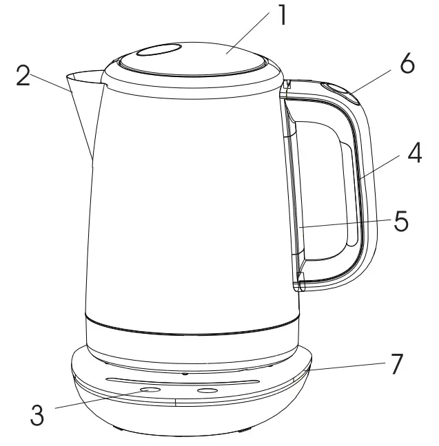 PHILCO PHWK 2060 Electric Jug Kettle - PARTS