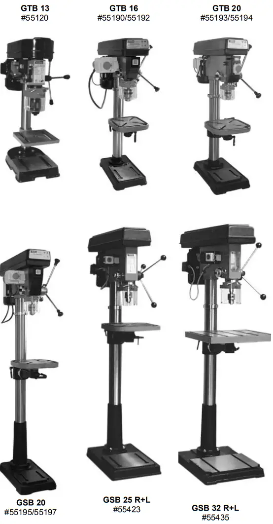 GUDE GTB13 BENCH DRILL