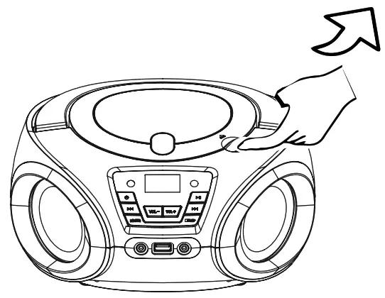 Klim KCDY Candy Kids FM Radio - Step 1