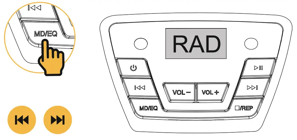 Klim KCDY Candy Kids FM Radio - USING THE RADIO