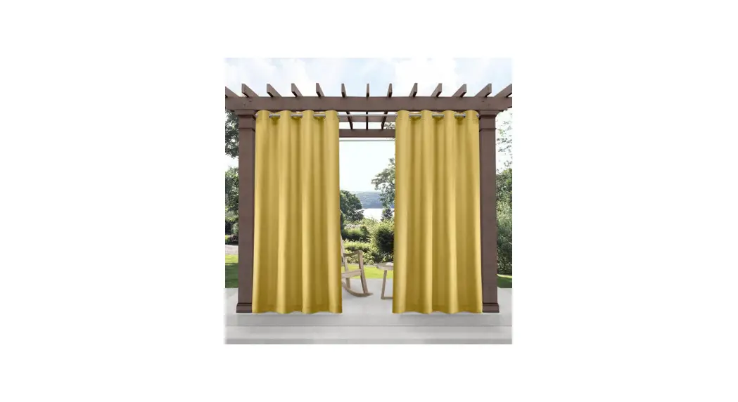 Exclusive Home Cabana Seafoam Solid Polyester Curtain Panel User Manual