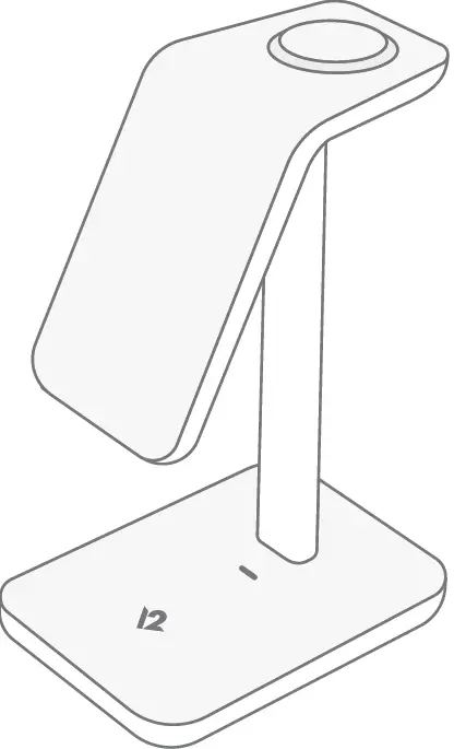 twelve south HiRise 3 Wireless Charging Stand 02