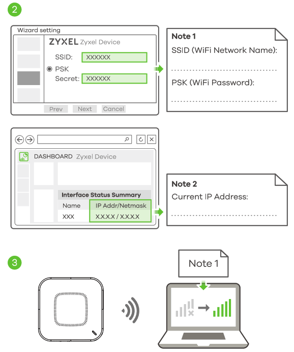 ZYXEL NWA50AX 802.11ax Dual Radio PoE Access Point - hardwear2