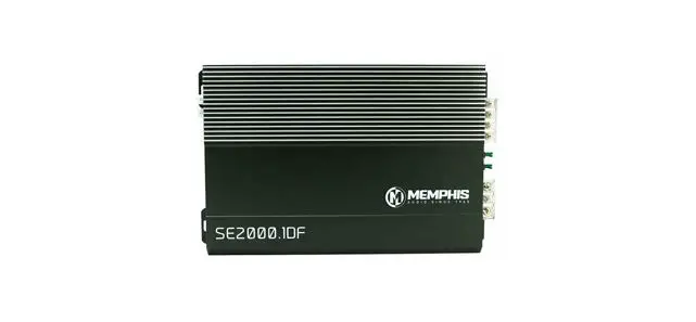 Memphis Se2000.1v2 Street Edge 2000w Monoblock Car Audio Amplifier Instruction Manual