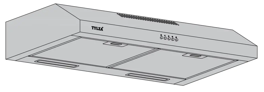 TYLZA KMJ01 0 Under Cabinet Range Hood