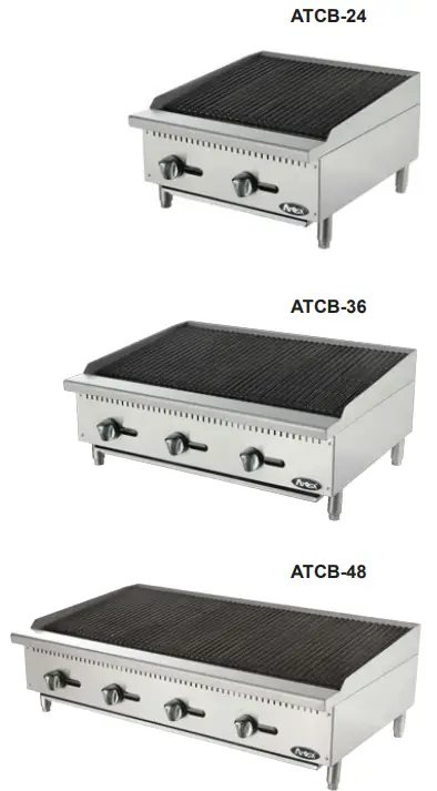 Cook Rite ATCB-48 Countertop Charbroilers 1