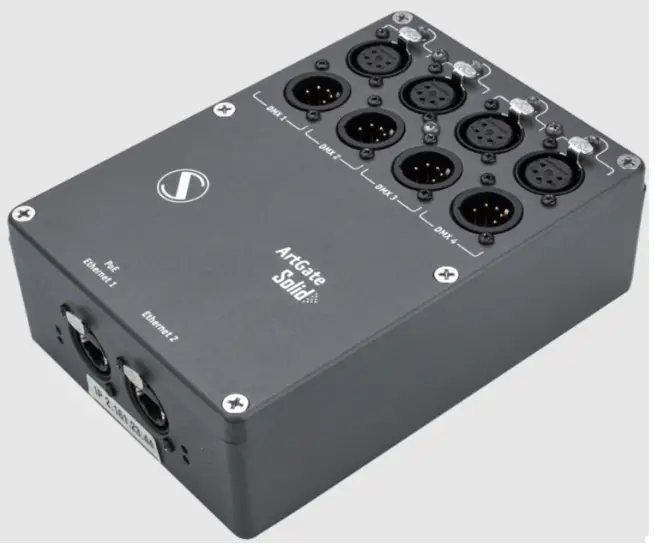 SUNDRAX RGS-X-DB-AC ArtGate DMX Ethernet Converter product