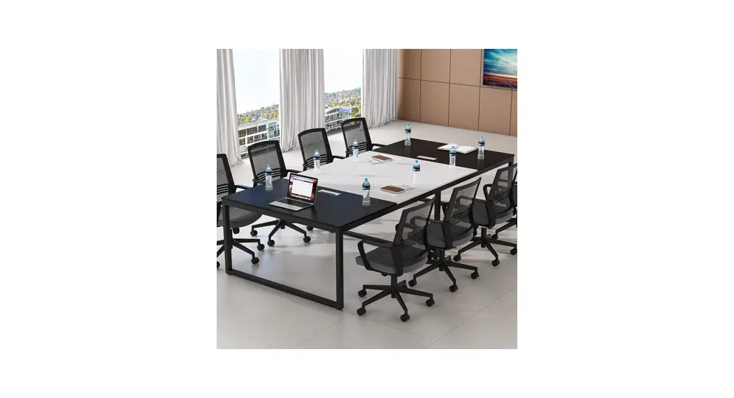 Tribesigns C0120 Cassey Rectangle Conference Table Meeting Table Rustic Instruction Manual