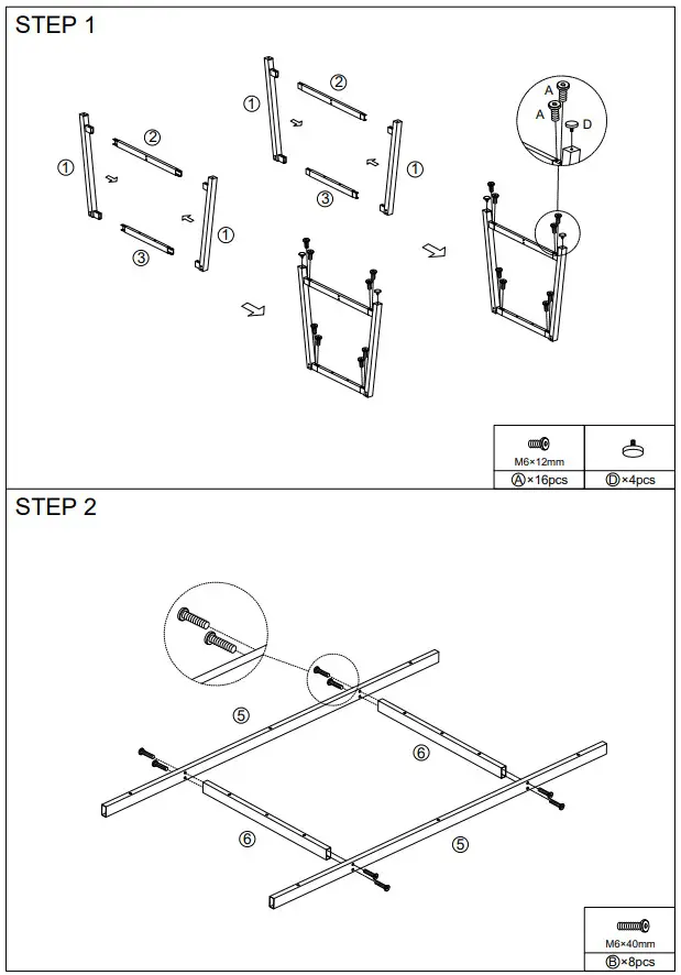 Tribesigns c0120 Cassey Rectangle Conference Table Meeting Table Rustic - figure 2