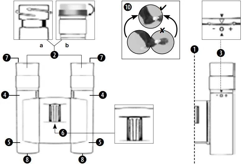 BRESSER 9610009 10x25 Fernglas Binoculars 02